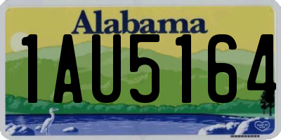 AL license plate 1AU5164