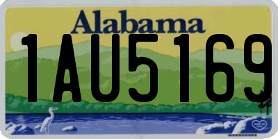 AL license plate 1AU5169