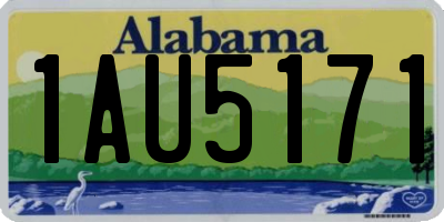 AL license plate 1AU5171