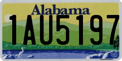 AL license plate 1AU5197