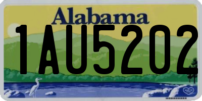 AL license plate 1AU5202