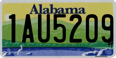 AL license plate 1AU5209