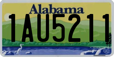 AL license plate 1AU5211