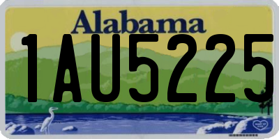 AL license plate 1AU5225