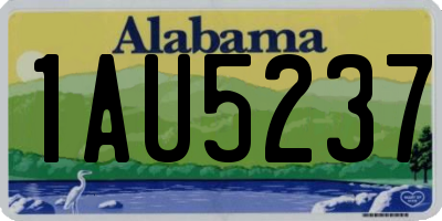 AL license plate 1AU5237
