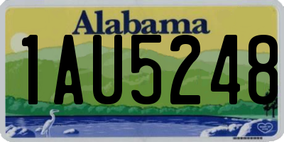 AL license plate 1AU5248