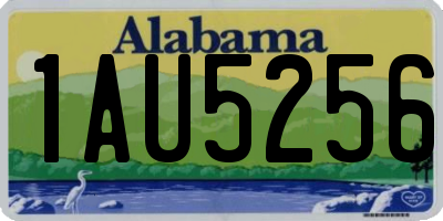 AL license plate 1AU5256