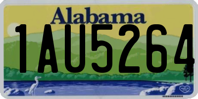 AL license plate 1AU5264