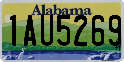 AL license plate 1AU5269
