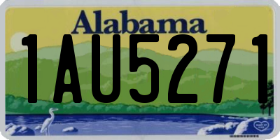 AL license plate 1AU5271