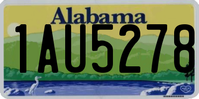 AL license plate 1AU5278