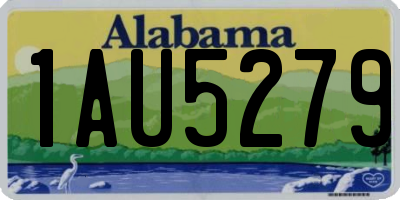 AL license plate 1AU5279