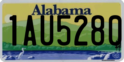 AL license plate 1AU5280