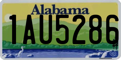 AL license plate 1AU5286