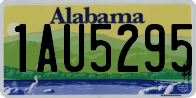 AL license plate 1AU5295