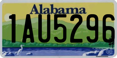 AL license plate 1AU5296