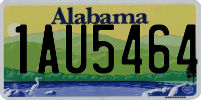 AL license plate 1AU5464