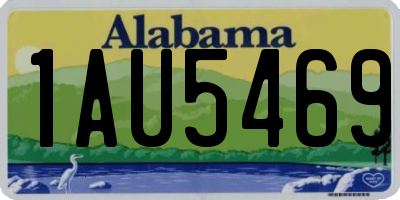 AL license plate 1AU5469