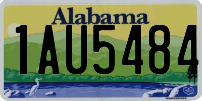 AL license plate 1AU5484