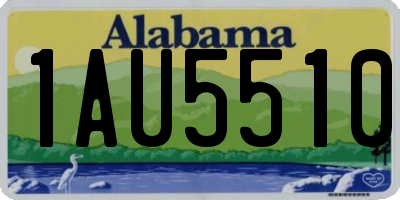 AL license plate 1AU5510