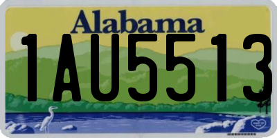 AL license plate 1AU5513