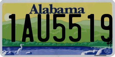 AL license plate 1AU5519