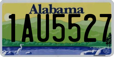 AL license plate 1AU5527