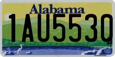 AL license plate 1AU5530