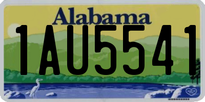 AL license plate 1AU5541
