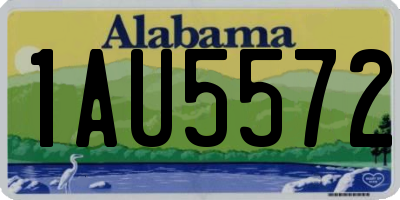AL license plate 1AU5572