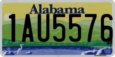 AL license plate 1AU5576