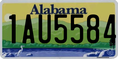 AL license plate 1AU5584