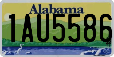 AL license plate 1AU5586