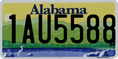 AL license plate 1AU5588