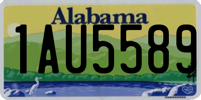 AL license plate 1AU5589