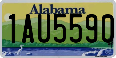 AL license plate 1AU5590