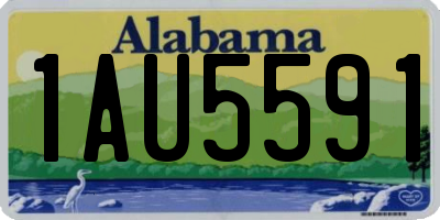 AL license plate 1AU5591