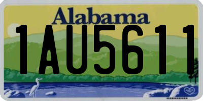 AL license plate 1AU5611