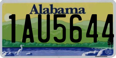 AL license plate 1AU5644
