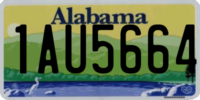 AL license plate 1AU5664