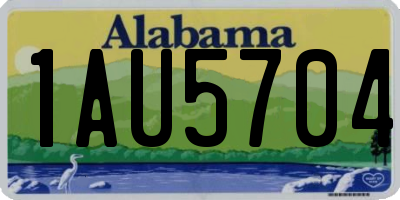 AL license plate 1AU5704