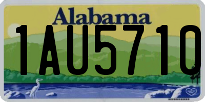 AL license plate 1AU5710