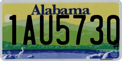 AL license plate 1AU5730