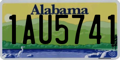 AL license plate 1AU5741