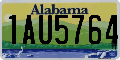 AL license plate 1AU5764