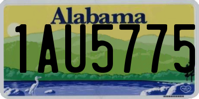 AL license plate 1AU5775