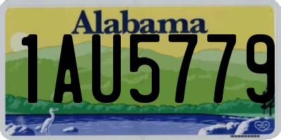 AL license plate 1AU5779