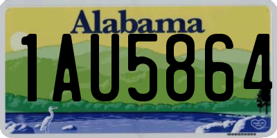 AL license plate 1AU5864
