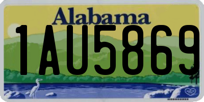 AL license plate 1AU5869
