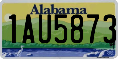 AL license plate 1AU5873